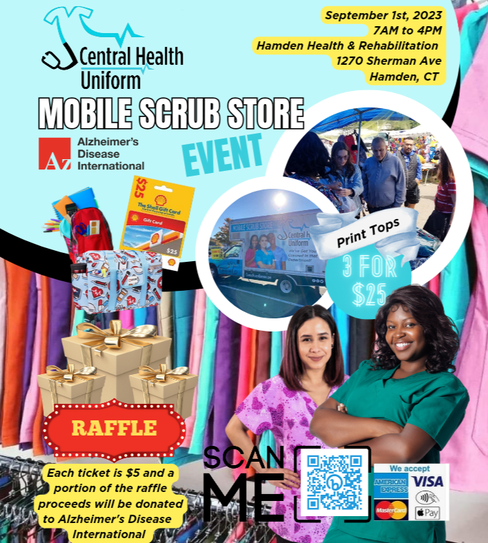 Uniting Style and Compassion: Mobile Scrub Store Event for Alzheimer's Awareness