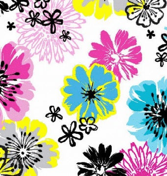 Print Top - Floral Grunge