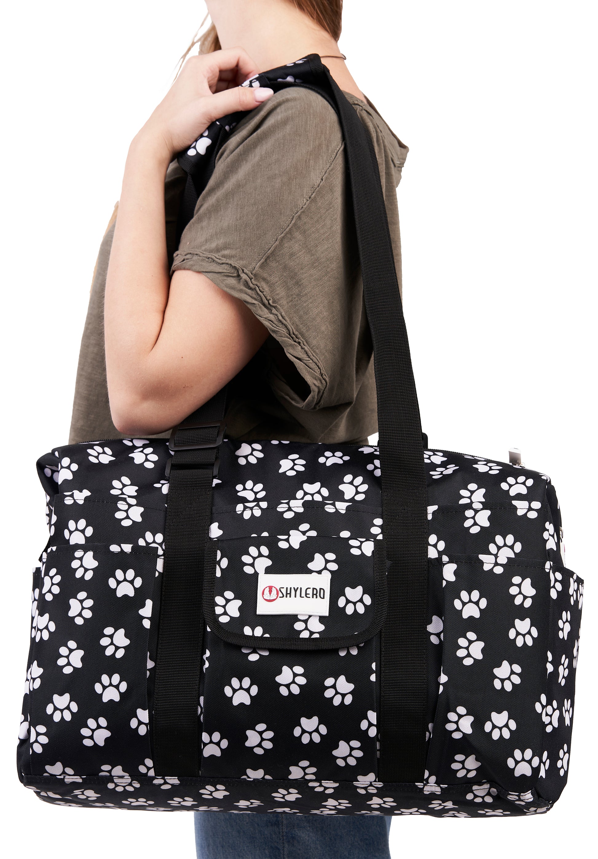 Multi-purpose Tote Bag Waterproof - Footprints