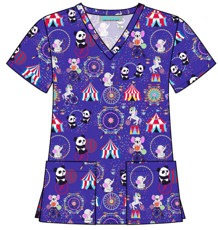 Print Top - Electric Circus