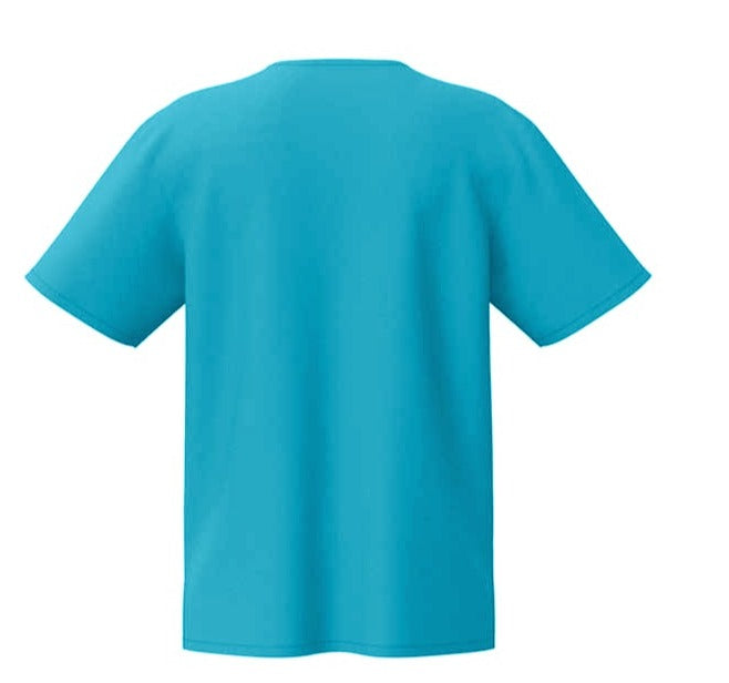 Beverly Hills Turquoise Jogger Stretch Scrub Top