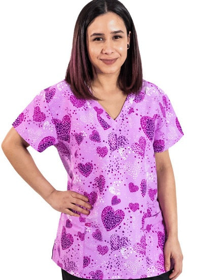 Print Top - A Million Little Hearts - MEDIUM ONLY