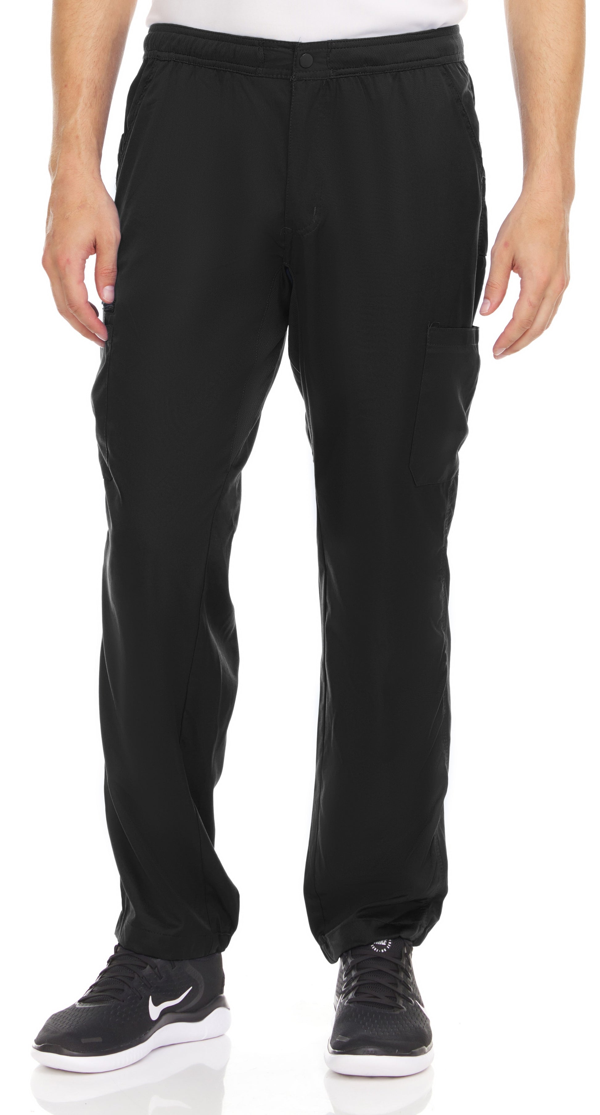 MediChic Men Black Straight Leg Pant - Brandon