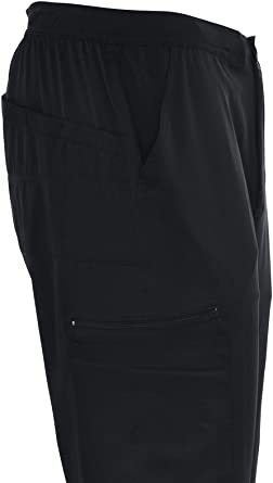MediChic Men Black Straight Leg Pant - Brandon