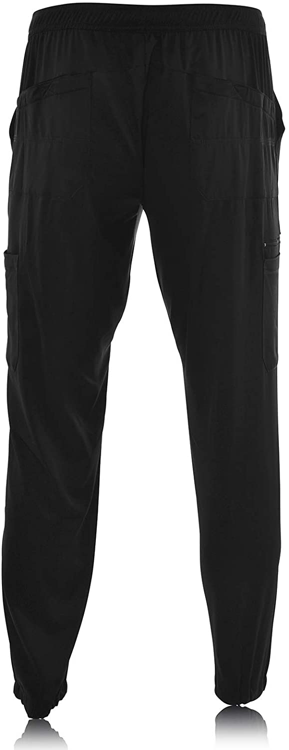 MediChic Men Black Straight Leg Pant - Brandon