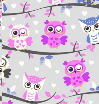 Print Top - Owl Trees