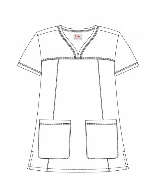 Beverly Hills Red Stretch Jogger Top - Women's