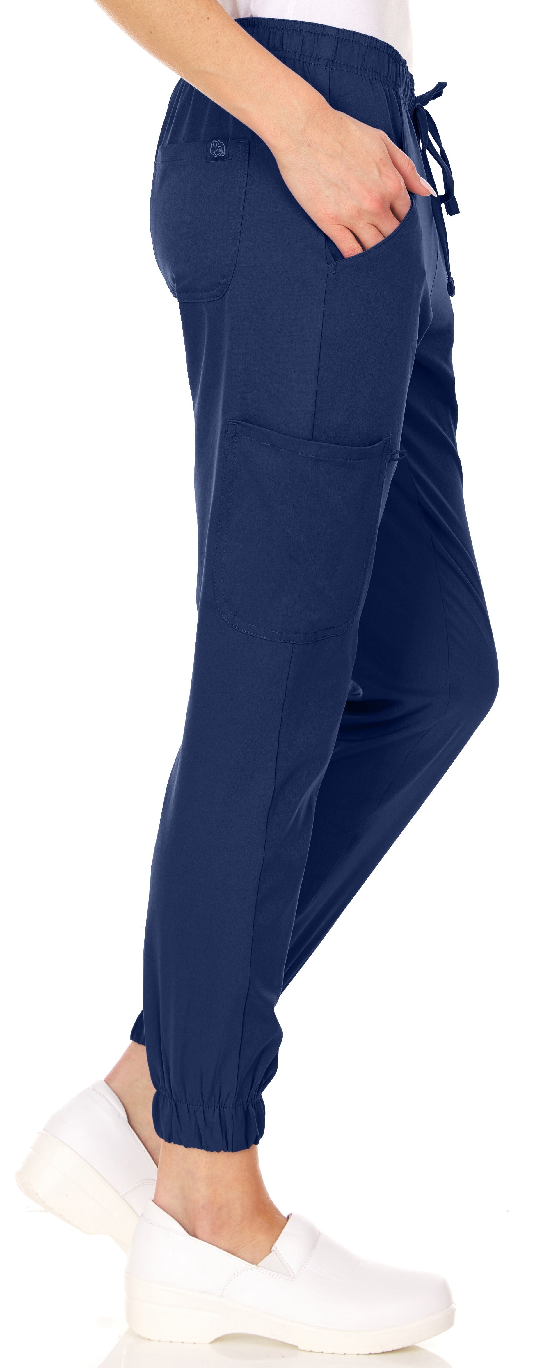 Mini Marilyn Navy Blue 4-Way Stretch Joggers