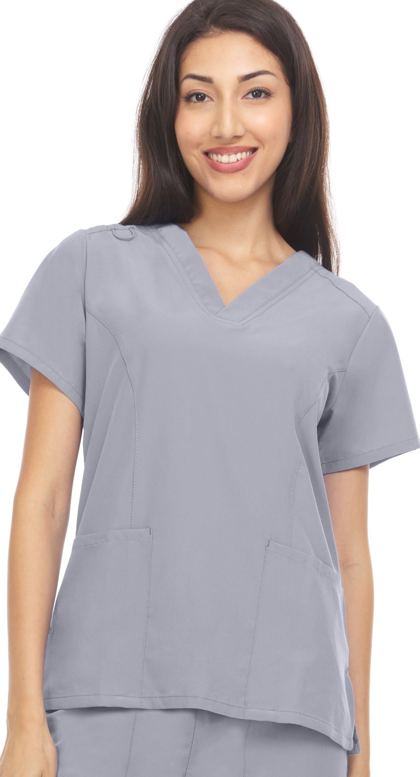 Hey 4-Way Stretch Top - Grey