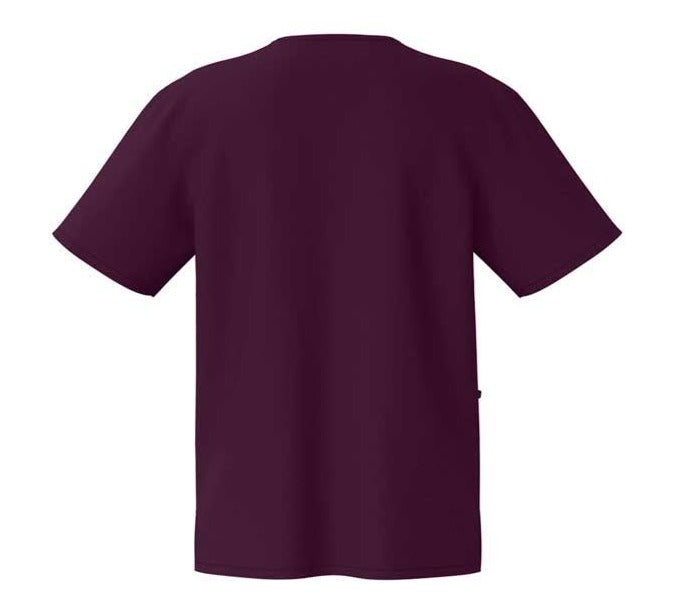 Beverly Hills Jogger Stretch Wine Scrub Top