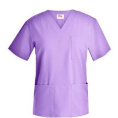 Beverly Hills Unisex Lavender Stretch Scrub Top