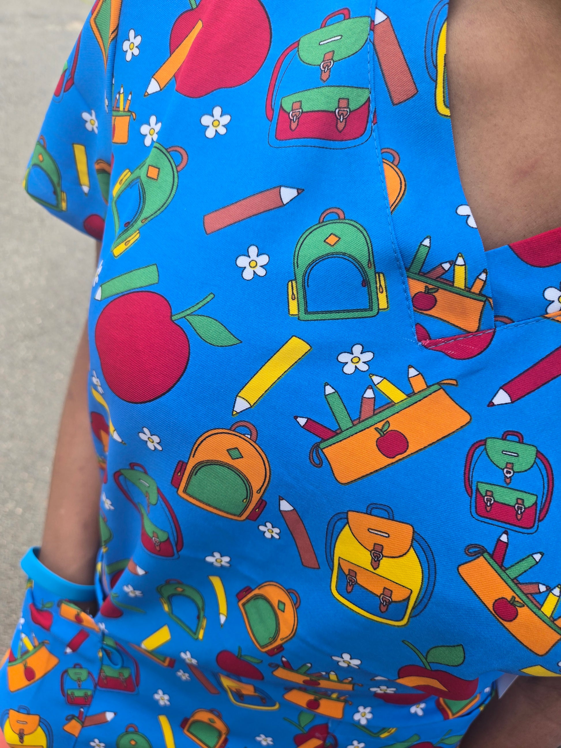 Back 2 School Print Top