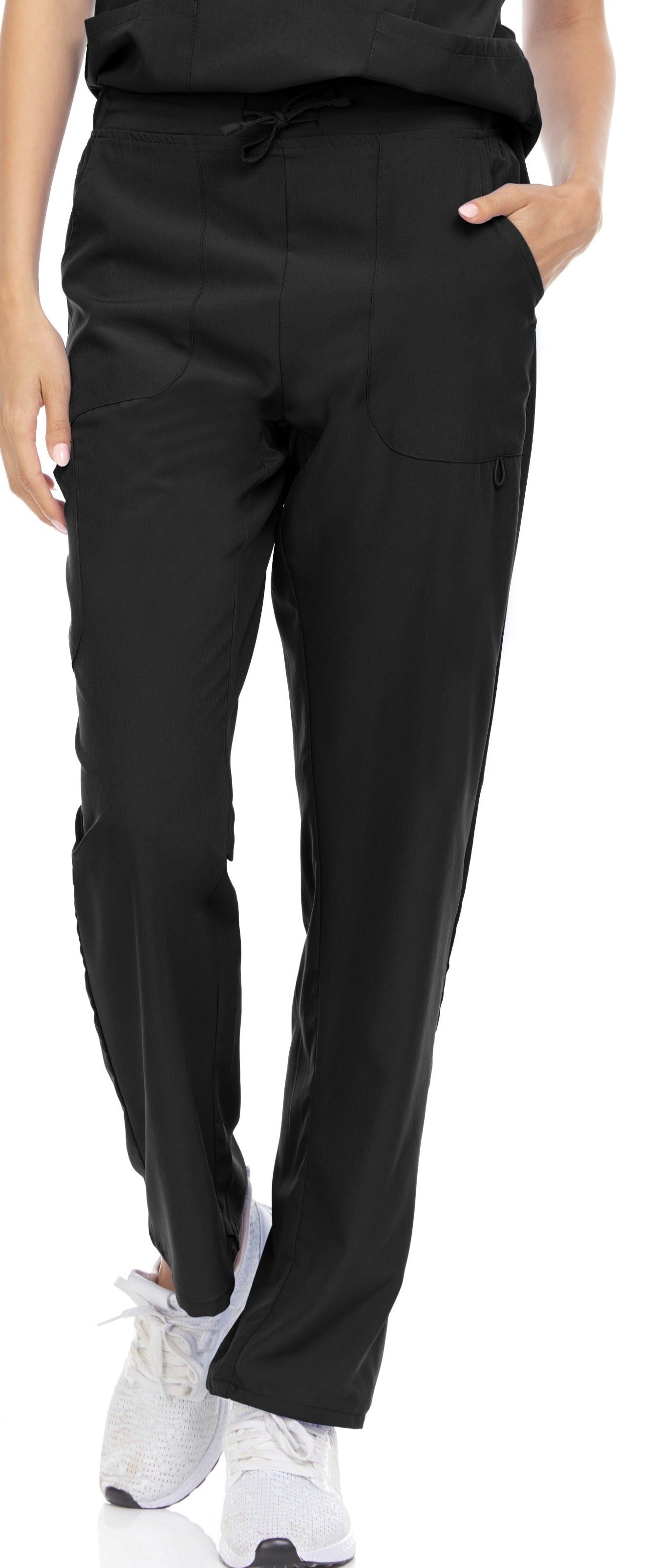 Hey Collection Straight Leg Pant- Black