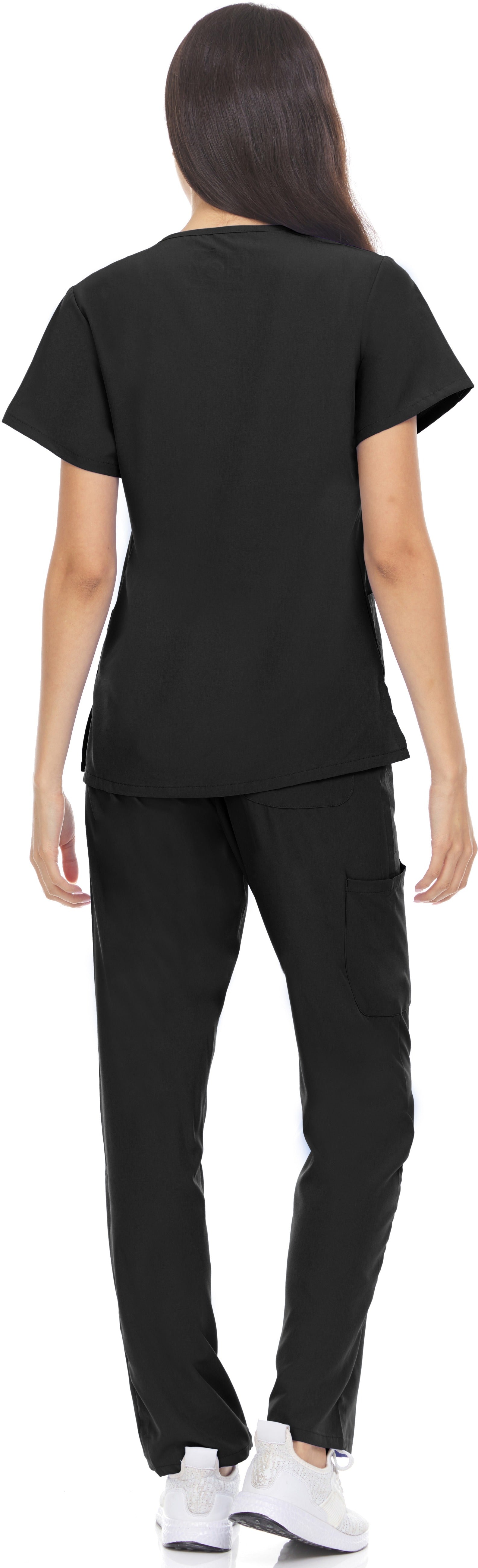 Hey Collection Straight Leg Pant- Black