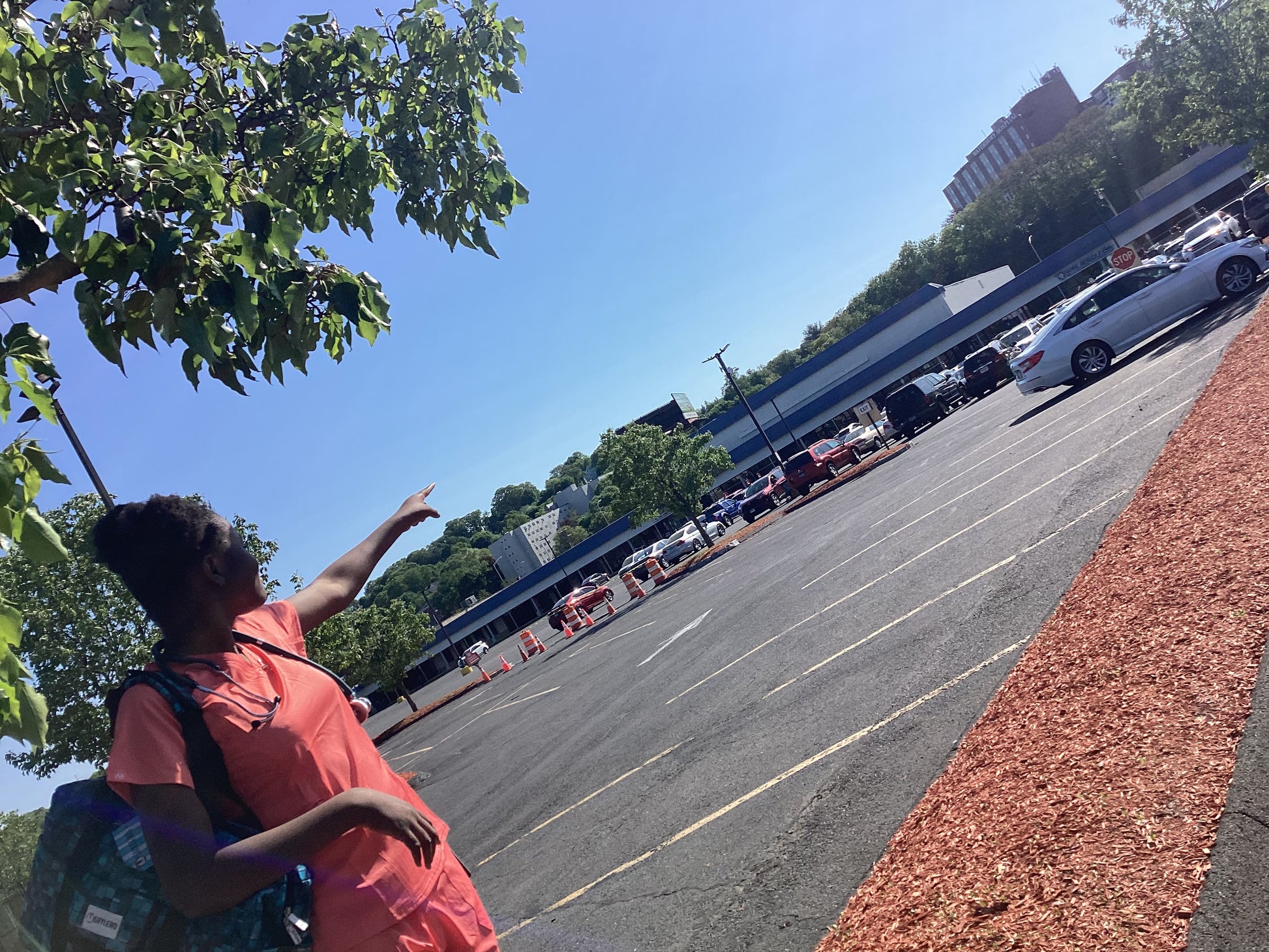 Medichic Coral V-Neck Zipper Top - Ruth