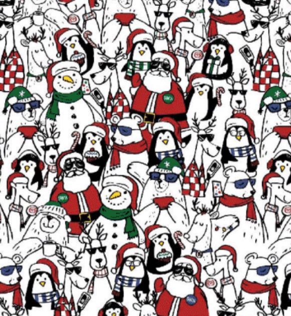 Print Top - Santa!