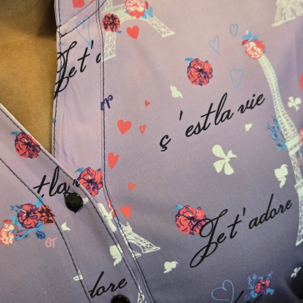 Print Top Paris Je T'adore