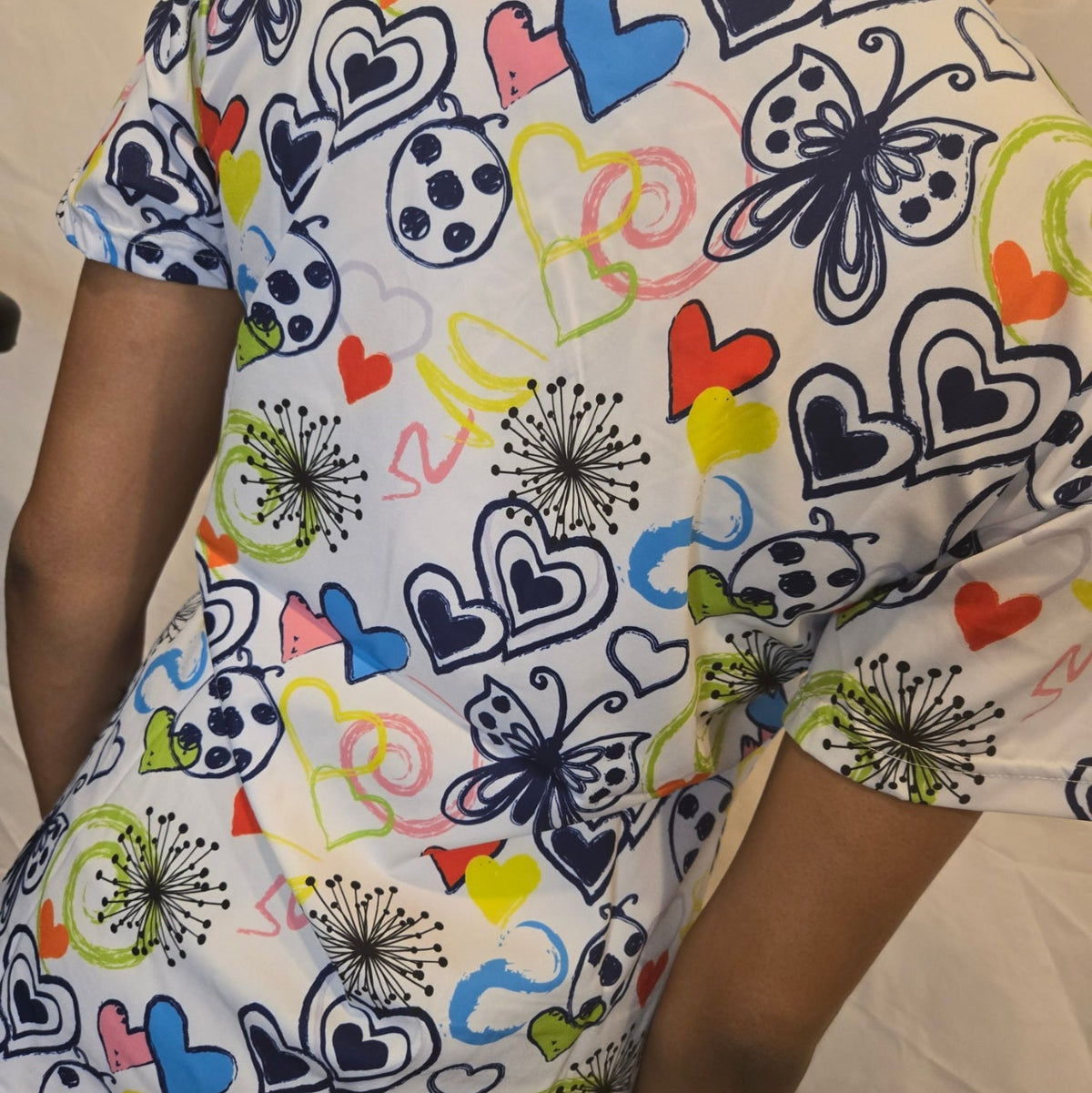 Print Top Spring Time Plus Size
