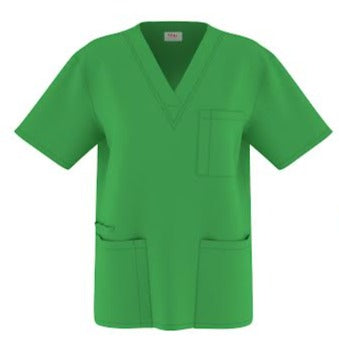 Beverly Hills Green Apple Jogger Stretch Scrub Top