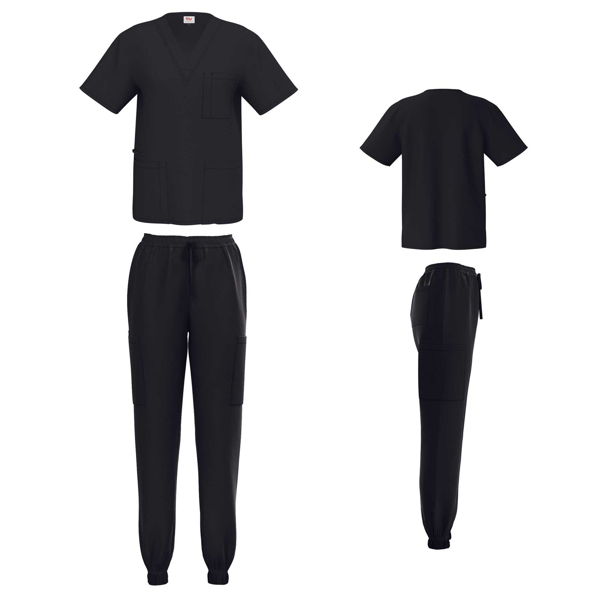 Beverly Hills Black Jogger Set
