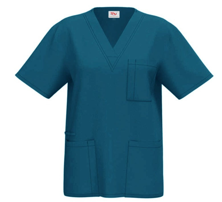 Beverly Hills Caribbean Jogger Stretch Scrub Top