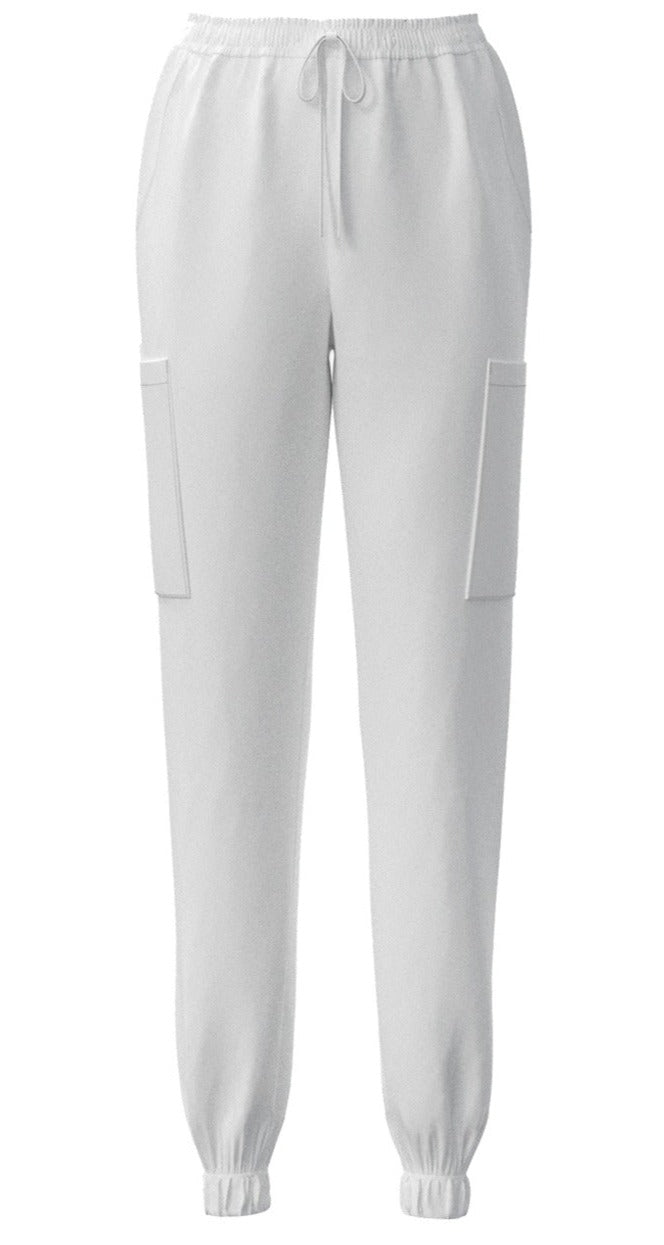Beverly Hills  White Unisex Joggers Pants