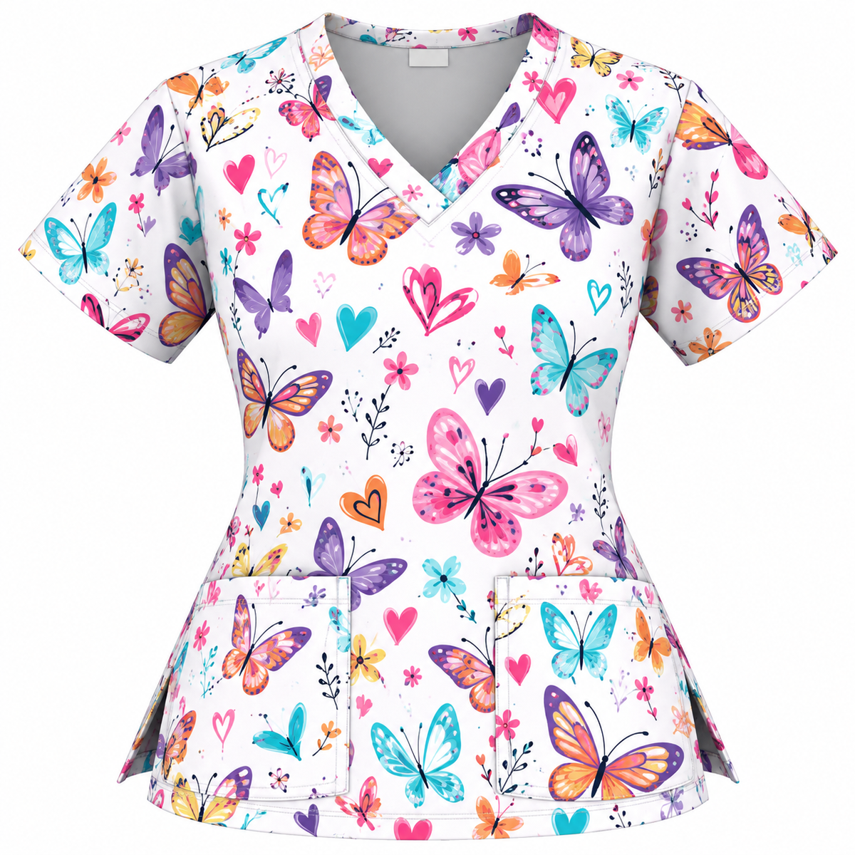 Print Top butterfly garden