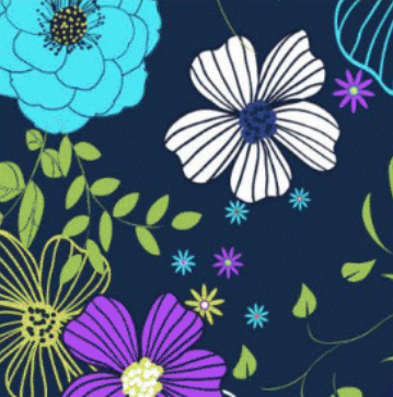 Print Top - Etched Floral