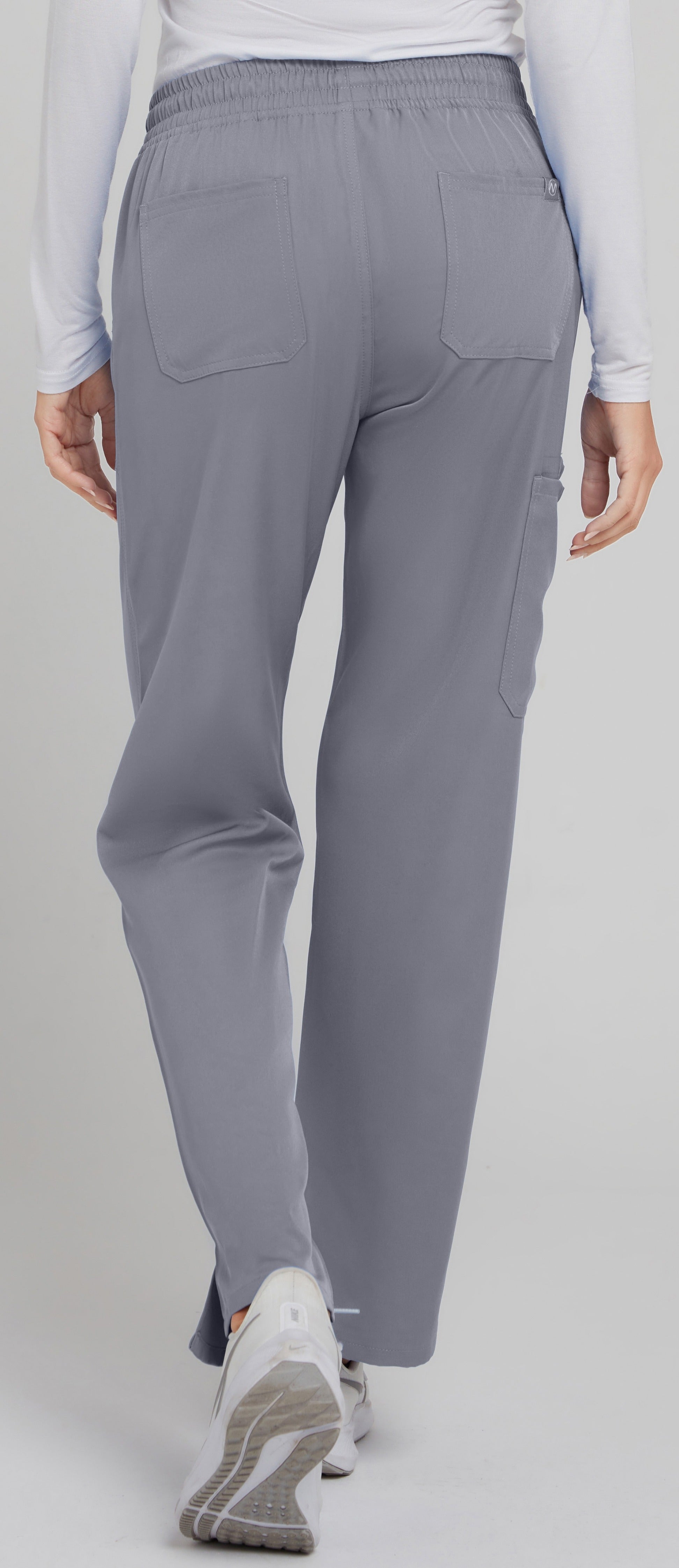 Medichic Grey Straight Leg Pant - Terri