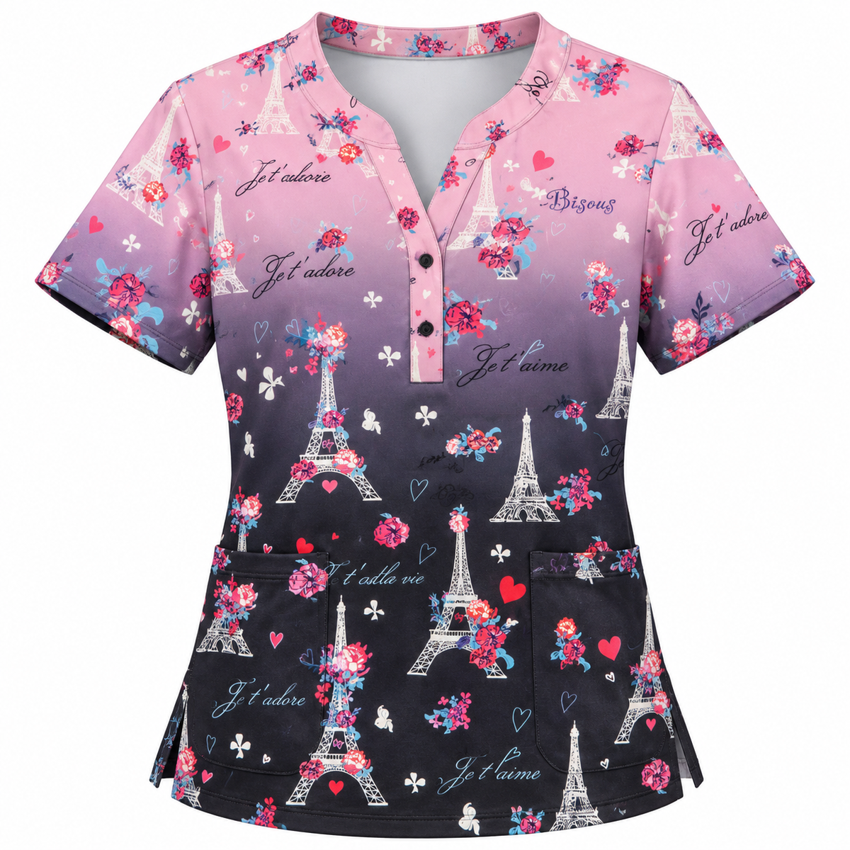 Print Top Paris Je T'adore