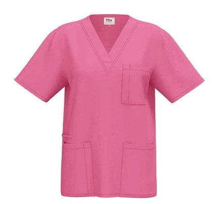 Beverly Hills Azalea Stretch Scrub Top