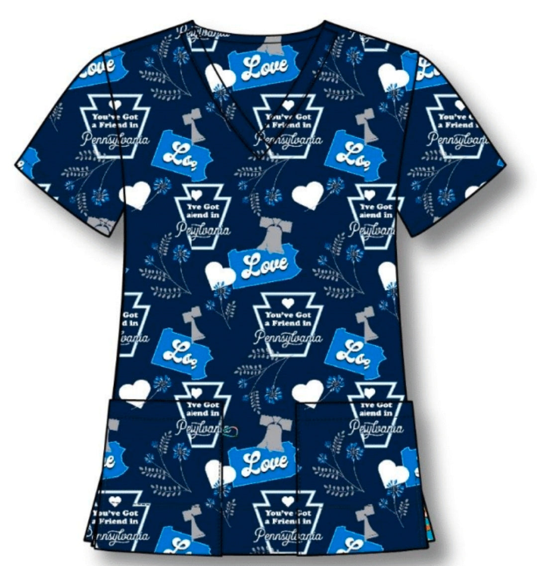 Print Top - State of Love PA