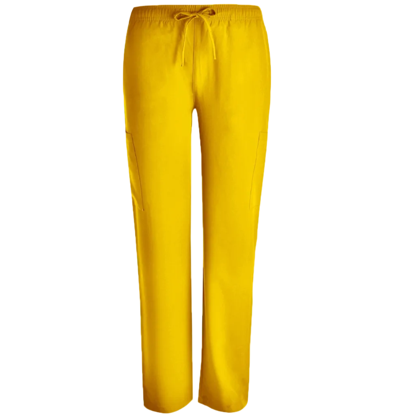 Beverly Hills Unisex Yellow Stretch Scrub Pants