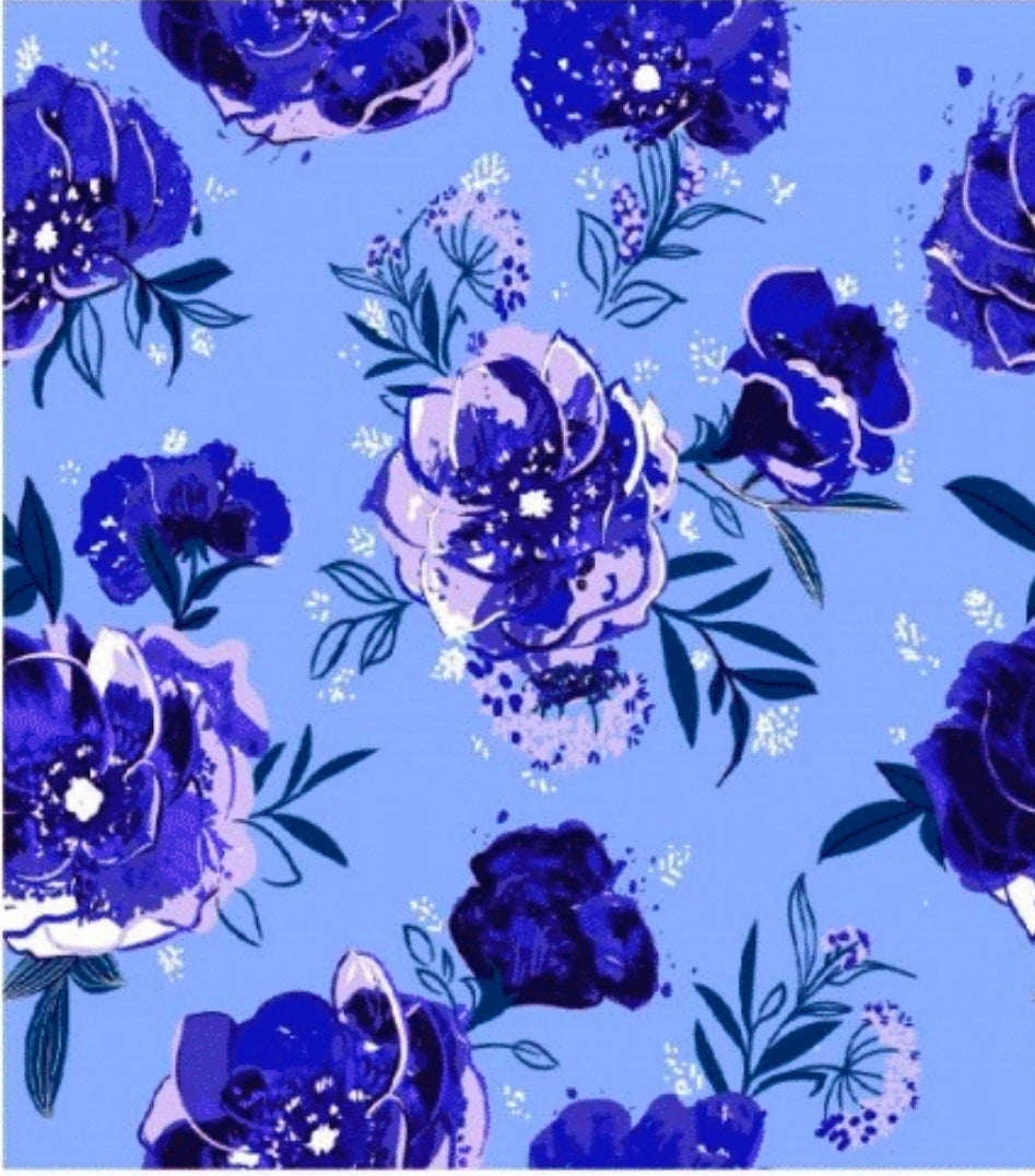 Print Top - Sketched Floral