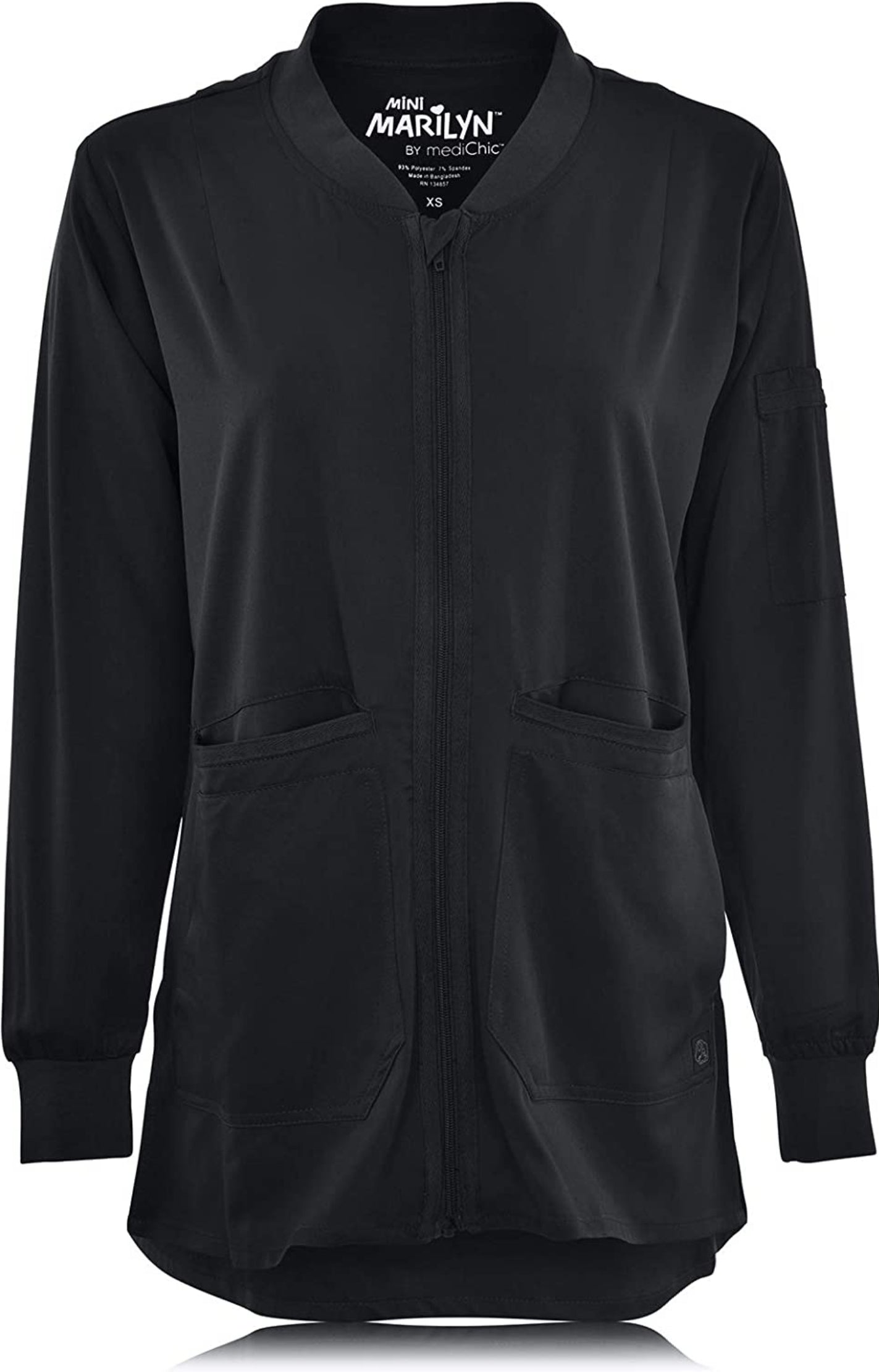 MediChic Slim Fit Jacket Black