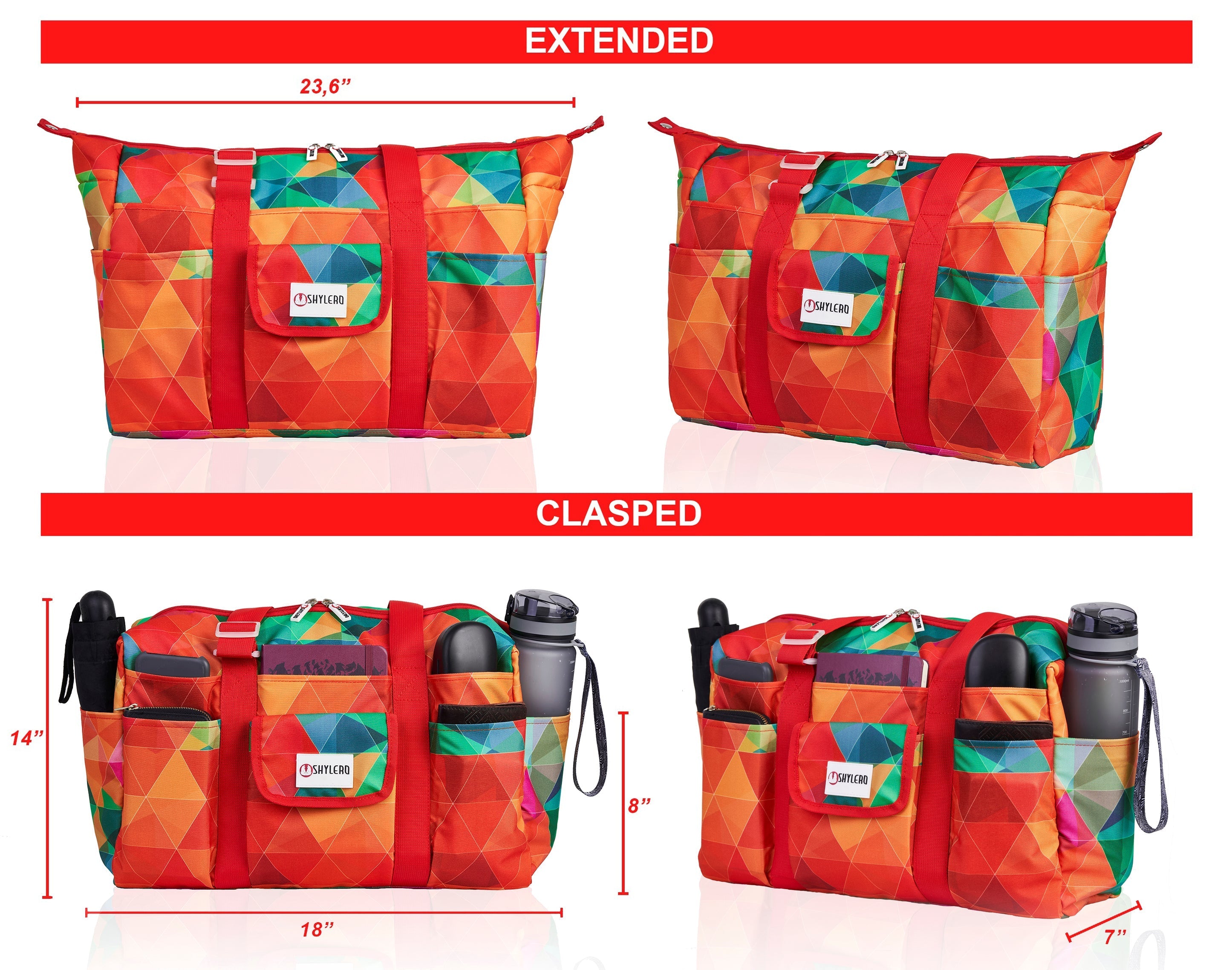 Nurse Bag Waterproof - Colorful Parrot
